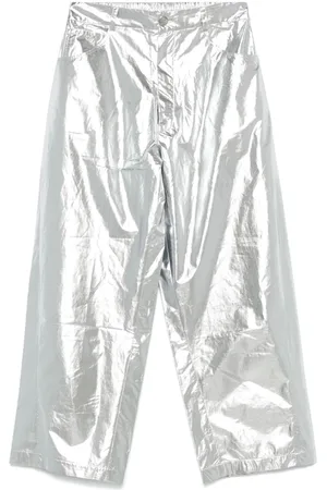 CORDERA Pantalones con acabado laminado