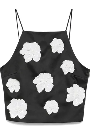 ROTATE Top con motivo floral