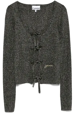 Ganni Blusa de canalé