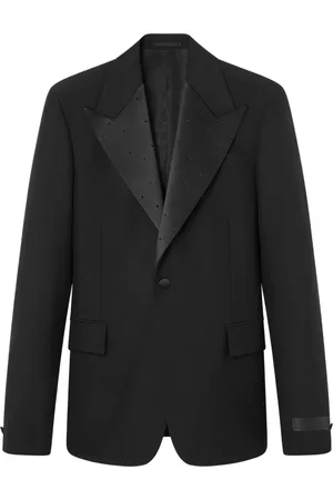 VERSACE Blazer con botones y ribete de satén