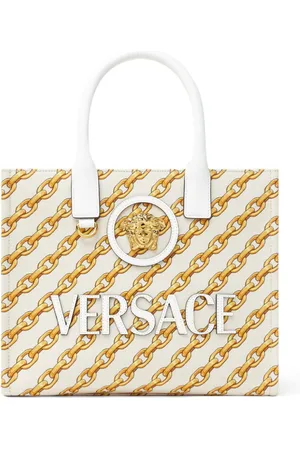 VERSACE Bolso shopper Chain Stripes La Medusa pequeño