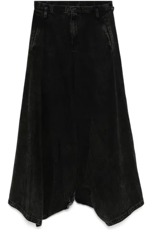 YOHJI YAMAMOTO Vaqueros anchos asimétricos