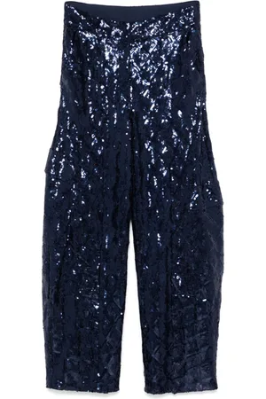 ROTATE Pantalones cargo con lentejuelas
