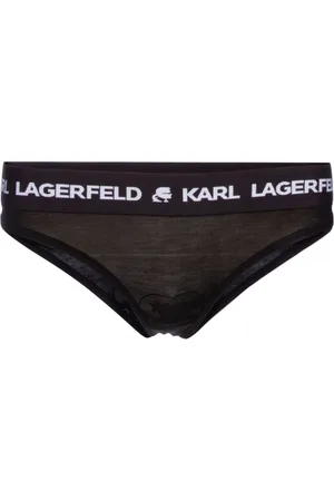 Karl Lagerfeld Tanga con logo en la cinturilla