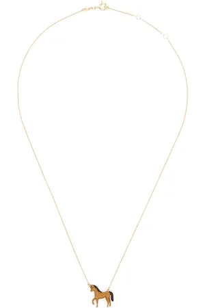 Aliita Collar Caballo en oro amarillo de 9 ct con colgante