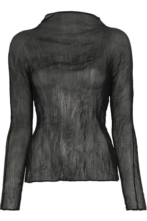 Issey Miyake Top Chiffon Twist