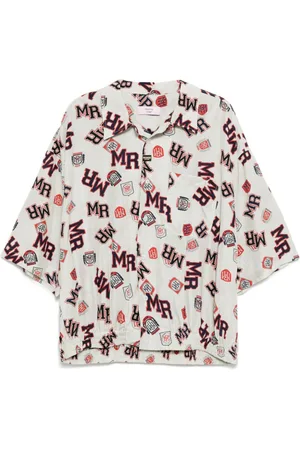 MARTINE ROSE Camisa con estampado gráfico