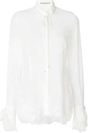 ERMANNO SCERVINO Blusa con volantes de encaje