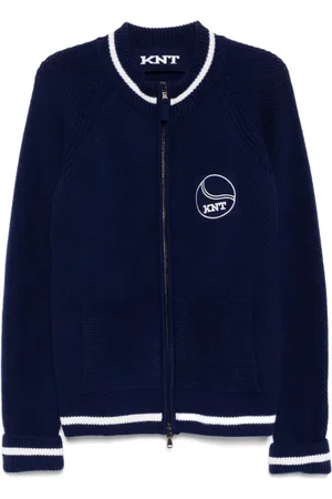 Kiton Chaqueta con parche del logo