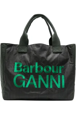 Barbour Bolso shopper encerado de x Ganni