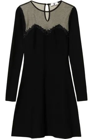 Twin-Set Vestido corto con detalle bordado