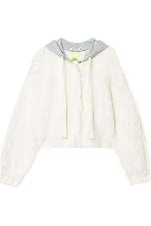 Twin-Set Chaqueta bómber de punto con capucha de x Myfo