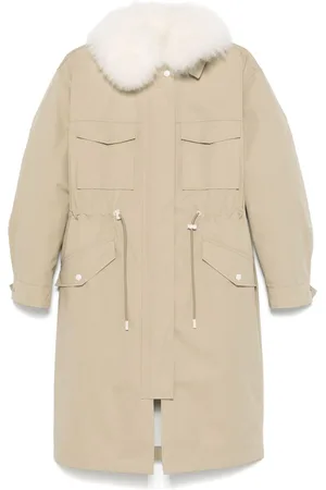 YVES SALOMON Parka con detalle de pelo