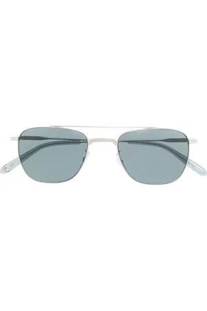 GARRETT LEIGHT Gafas de sol cuadradas con montura estilo piloto