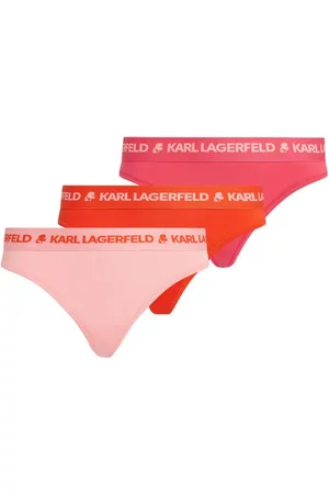 Karl Lagerfeld Pack de tres tangas con logo