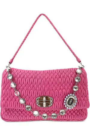 Miu Miu Bolso de mano Iconic Crystal Cloqué 2010