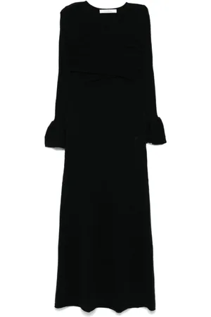 Rokh Vestido largo con detalle cruzado