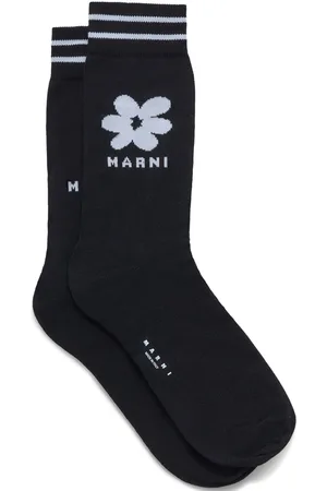 Marni Calcetines con logo en jacquard