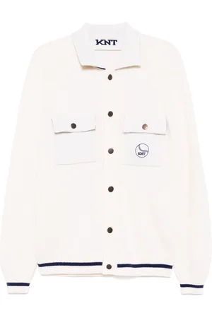 Kiton Chaqueta con logo bordado