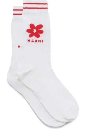 Marni Calcetines con logo en jacquard