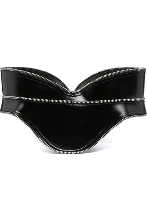 Alexander McQueen Cinturón con diseño de corsé
