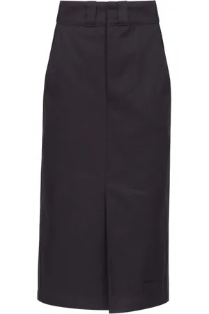 Maison Margiela Falda midi con cintura alta