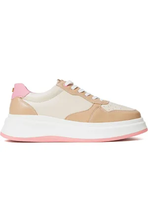 Twin-Set Zapatillas de cuero artificial con diseño colour block