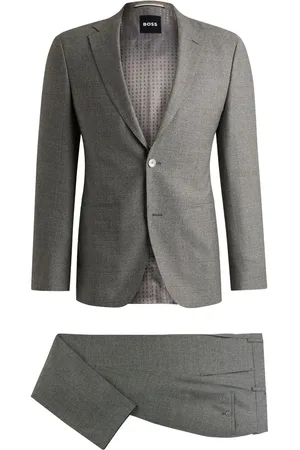 HUGO BOSS Traje con efecto melange