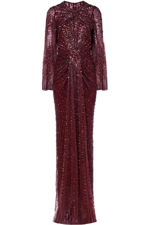 Jenny Packham Vestido de fiesta Anja con lentejuelas