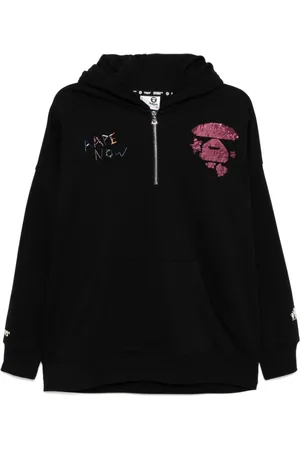 A Bathing Ape Sudadera con capucha y lentejuelas