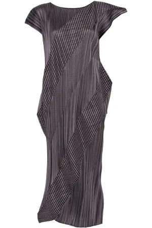 PLEATS PLEASE ISSEY MIYAKE Vestido midi Cosmic Rays