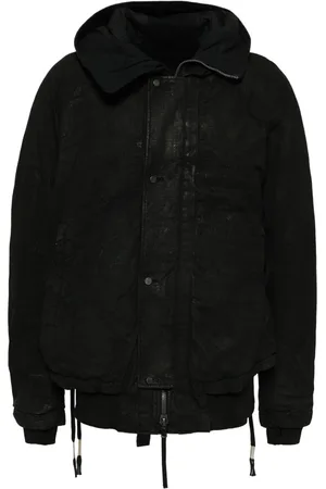11 BY BORIS BIDJAN SABERI Chaqueta revestida con cierre de presión