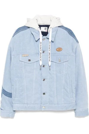 A Bathing Ape Chaqueta vaquera con parche del logo