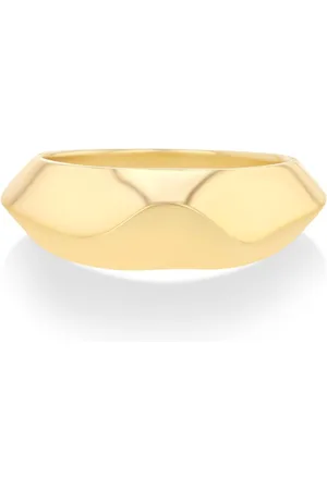 Lizzie Mandler Anillo Wave en oro amarillo de 18 ct