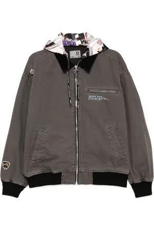 A Bathing Ape Chaqueta con capucha y logo