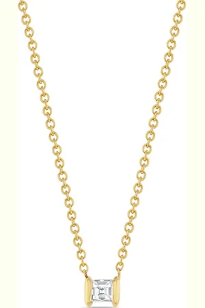 Lizzie Mandler Collar Mini Anchor en oro amarillo de 18 ct con diamante