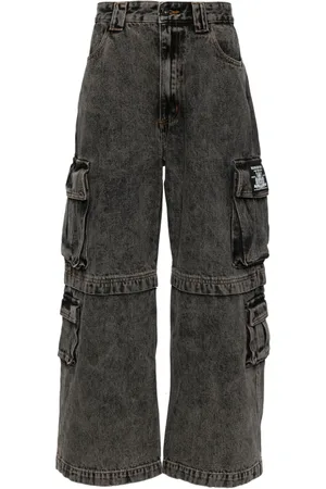 Musium Div. Pantalones cargo con parche del logo