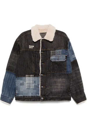 Musium Div. Chaqueta vaquera con logo bordado