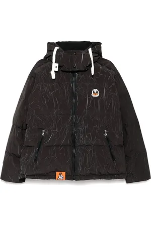 A Bathing Ape Plumífero con efecto arrugado
