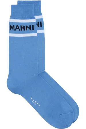 Marni Calcetines con logo en jacquard