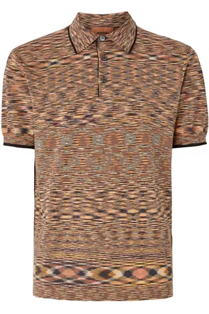 Missoni Polo de algodón flameado
