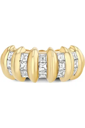 Lizzie Mandler Anillo en oro amarillo de 18 ct con diamante