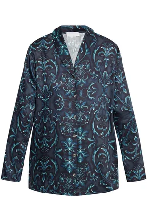 Hanro Camisa de pijama con estampado gráfico y botones