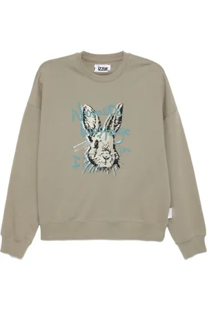 Izzue Sudadera con estampado gráfico