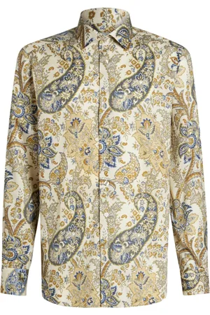 Etro Camisa con estampado de cachemira