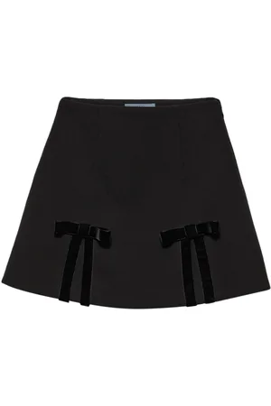 Prada Falda corta Natté