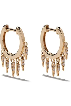 Sydney Evan Aros Fringe pequeños en oro de 14kt