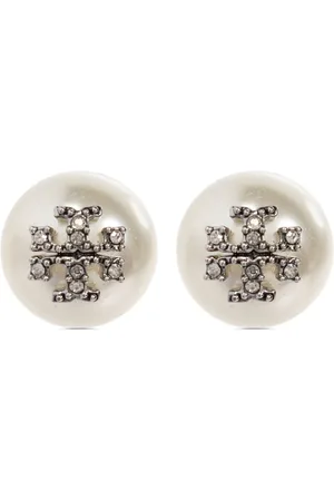 Tory Burch Pendientes con detalles de cristales