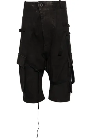 11 BY BORIS BIDJAN SABERI Pantalones cortos de deporte cargo con efecto lavado