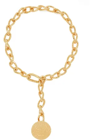 Jil Sander Collar con colgante circular